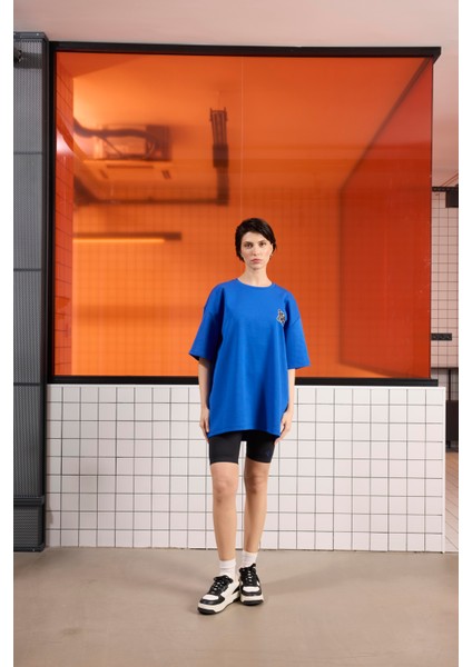 Gmg Fırenze Bisiklet Yaka Saks Erkek T-Shirt GU25MSS03016