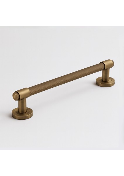 Çekme Kolu Tutma Kulpu Kulbu Çelik Dış Kapı Tutamağı Kol Sürgülü Kapı Mat Antik Sarı 40 cm