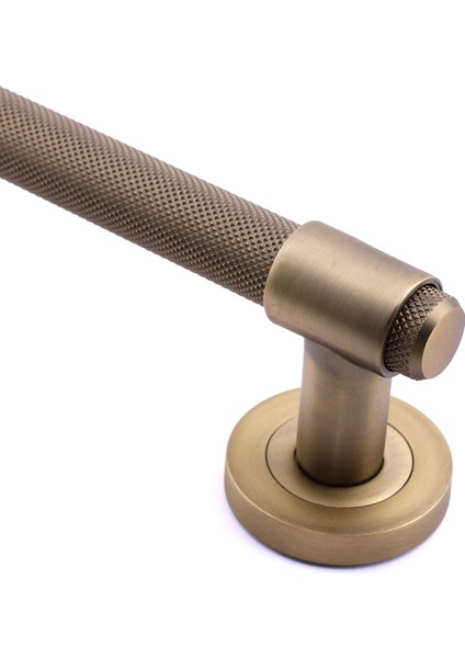 Çekme Kolu Tutma Kulpu Kulbu Çelik Dış Kapı Tutamağı Kol Sürgülü Kapı Mat Antik Sarı 40 cm indirimleri