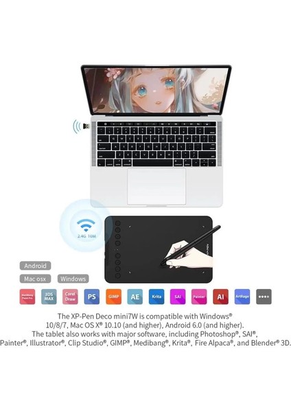 Xppen Kablosuz Çizim Tableti Deco Pro Mw 2nd fırsatları