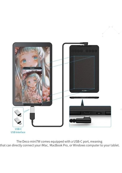 Xppen Kablosuz Çizim Tableti Deco Pro Mw 2nd