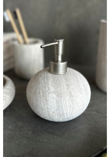 Bella Vita Banyo Seti 4 Parça - Bej
