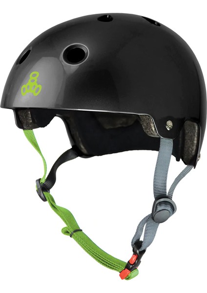 Dual Certified Black Glossy With Zest Parlak Kask (Siyah) L/xl