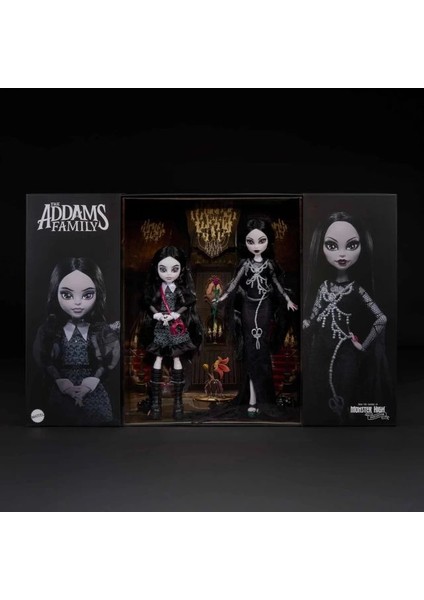 Skullector Addams Ailesi Bebekleri