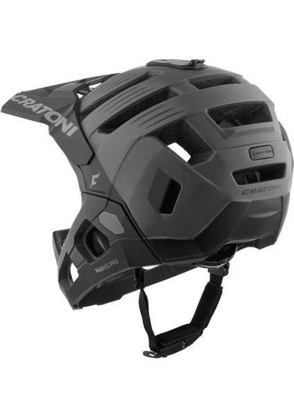 Madroc Pro Full Face Bisiklet Kaskı Siyah 58-61CM M-L 114501H2 fırsatları