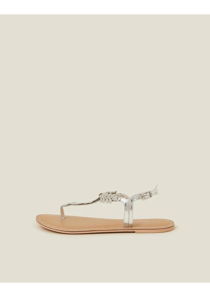 Taşlı Yaprak Sandalet 39 fiyatları