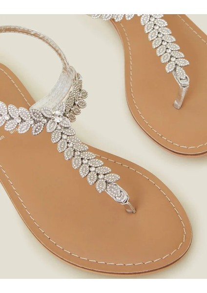 Taşlı Yaprak Sandalet 39 modelleri