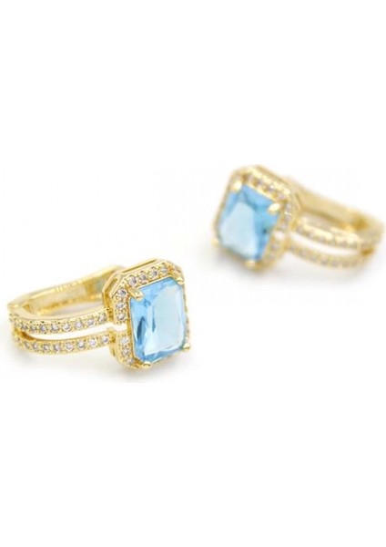 Taşlı Küpe - Turkuaz fiyatları