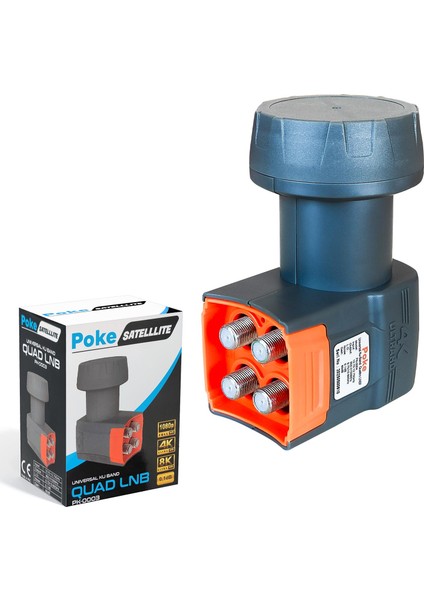 Dörtlü Lnb Quad Yeni 5g 3D 4-8k Poke PK-0003