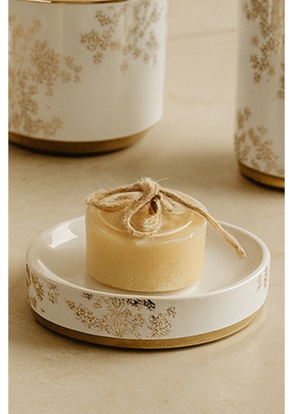 Eleanora Banyo Seti 5 Parça - Beyaz fırsatları