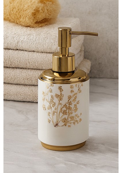 Eleanora Banyo Seti 5 Parça - Beyaz