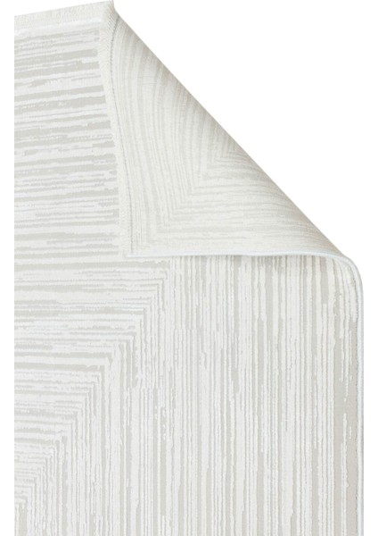 Queen 8112 Beyaz - Viskon Bambu Halı | Dokuma Salon Halısı fiyatları