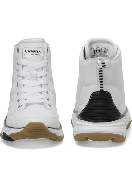 101385546 Vıole PU HI Beyaz-Siyah-Camel Kadın Sneaker Aya