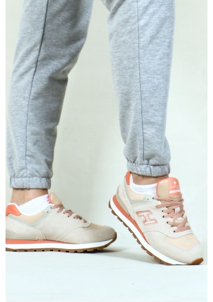 102 19253-G Deri Bej Kadın Sneaker indirimleri