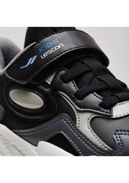 Lescon Flow Siyah Erkek Çocuk Spor Ayakkabı