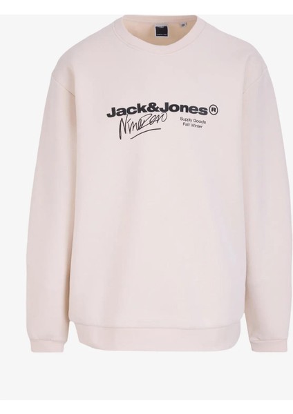 Bisiklet Yaka Ekru Erkek Sweatshırt Exc 12275174_JCOTABI Sweat Crew Nec modelleri