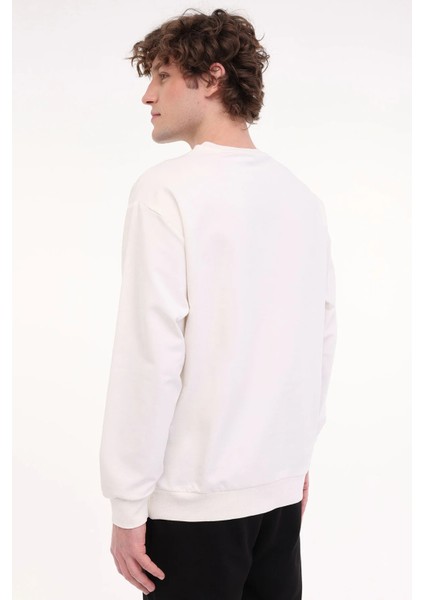MB 16SN90 5fx Ekru Erkek Sweatshirt