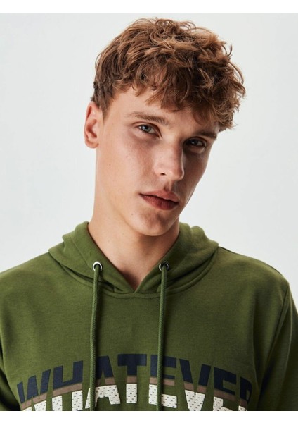 MAFOMA Slogan Baskılı Siyah Sweatshırt fırsatları