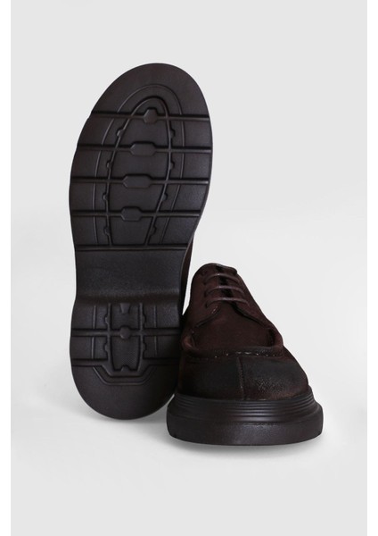 Logan Erkek Deri Ayakkabı Kahverengi