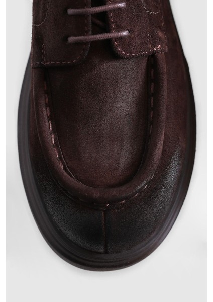 Logan Erkek Deri Ayakkabı Kahverengi