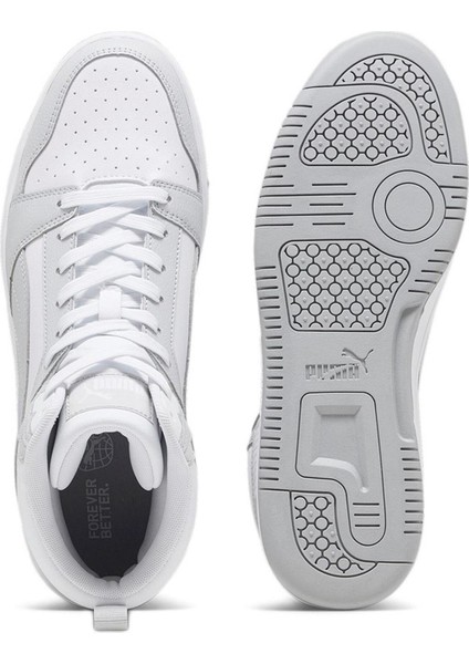Rebound V6 White-Ash Gray Unisex Spor Ayakkabısı 392326