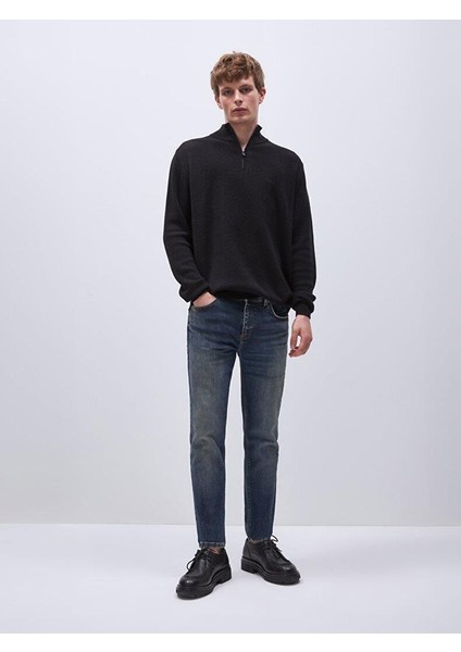 Erkek Jumy Dar Paça Orta Bel Jean Pantolon indirimleri