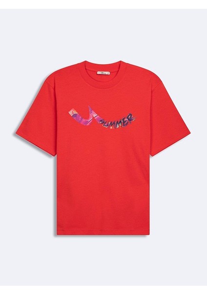 Kırmızı T-Shırt modelleri