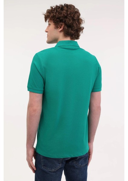 MB CT953 Polo T-Sh 5fx Yeşil Erkek Kısa Kol T-Shirt