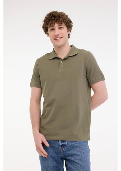 MB Pam 12SN328 5fx Haki Erkek Kısa Kol T-Shirt