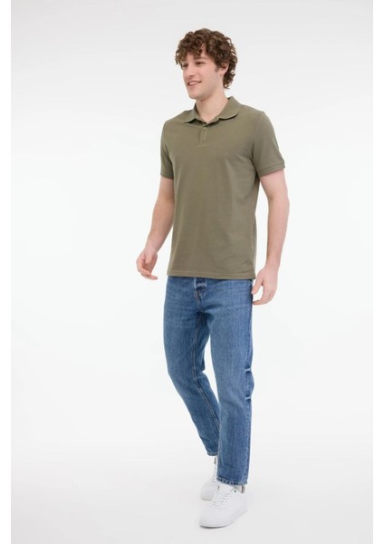 MB Pam 12SN328 5fx Haki Erkek Kısa Kol T-Shirt