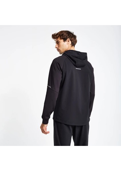 24N-1115 Erkek Fermuarlı Kapşonlu Üst