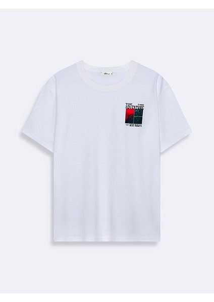Erkek Regular Krem T-shırt fırsatları