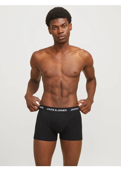 JACK&JAONES Jacanthony Erkek Siyah 3 lü Paket Boxer