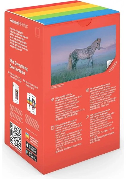 Hi-Print - Bluetooth Fotoğraf Yazıcısı ve Kağıt Ikili Paketi