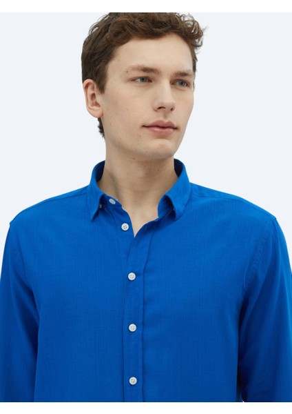 Saks Düz Regular Fit Dokuma Casual %100 Pamuk Gömlek modelleri