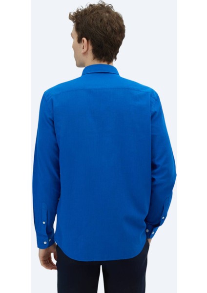 Saks Düz Regular Fit Dokuma Casual %100 Pamuk Gömlek indirimleri