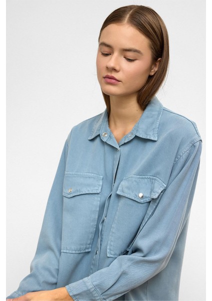 Çıt Çıt Kapamalı Salaş Soft Denim Ikili Takım Mavi 9378-TK indirimleri