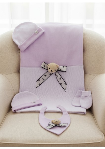 Yenidoğan || Kaliteli || Ayıcıklı|| Bebek 5'li Hastane Çıkışı Seti || %100 Pamuk modelleri