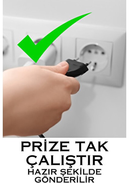 3 Metre 12V Neon LED Şerit Işık Beyaz Neon LED Prize Tak Çalıştır Anahtarlı 1.5m Fişli Aydınlatma fırsatları