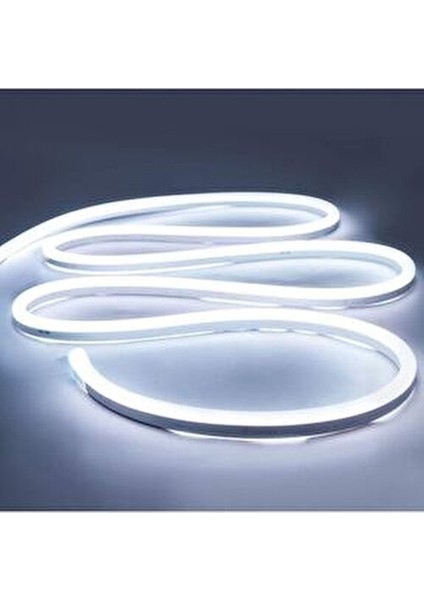 3 Metre 12V Neon LED Şerit Işık Beyaz Neon LED Prize Tak Çalıştır Anahtarlı 1.5m Fişli Aydınlatma indirimleri