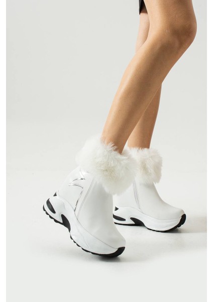 Kadın Gizli Dolgu Kürklü Kışlık Şık Bot fiyatları