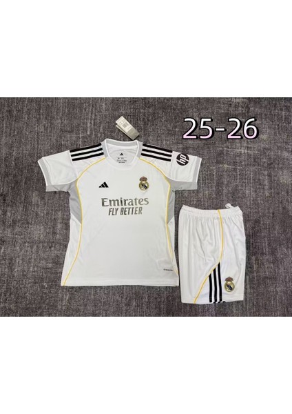 Arda Güler 25/26 Sezon Real Madrid 15 Numara Çocuk Forması 4 Parça Forma+Şort+Çorap+Biliklik