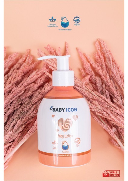 Nemlendirici Yüz ve Vücut Bebek Losyonu - 2 Adet 250 ml Doğal, Vegan ve Parfüm Içermez modelleri