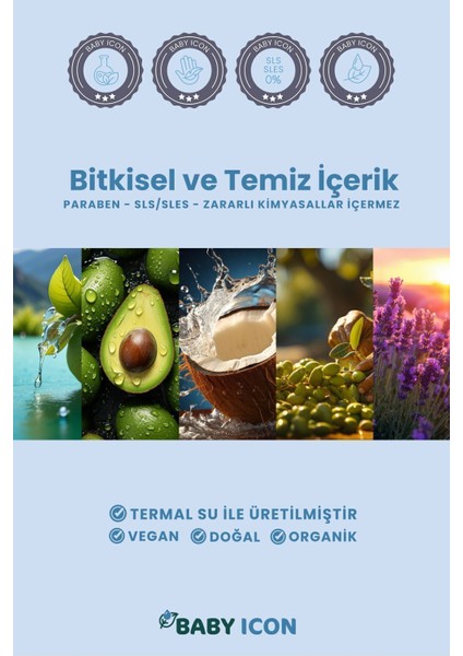 Nemlendirici Yüz ve Vücut Bebek Losyonu - 2 Adet 250 ml Doğal, Vegan ve Parfüm Içermez