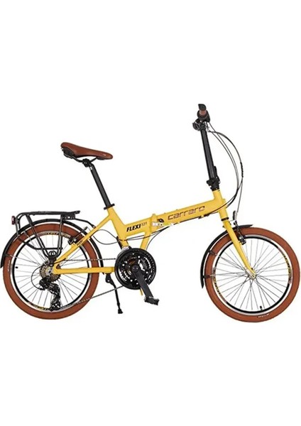 Flexi 121 V - 20 Jant 21 Vites Katlanır Bisiklet - Sarı Siyah