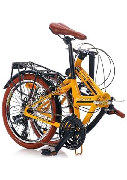 Flexi 121 V - 20 Jant 21 Vites Katlanır Bisiklet - Sarı Siyah fiyatları