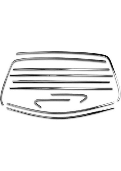 Vw Golf 7 - 7,5 2013-2023 Cam Çerçevesi Kenar Çıtası Krom Tamtur Uyumlu Full Set fiyatları