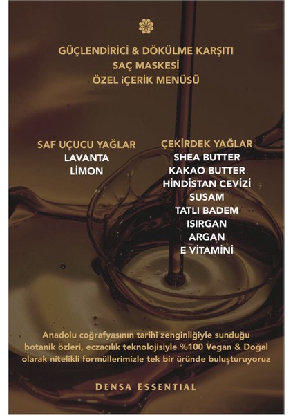 Yoğun Bakım Saç Maskesi Dökülme Karşıtı/güçlendirici/onarıcı/besleyici 50 ml