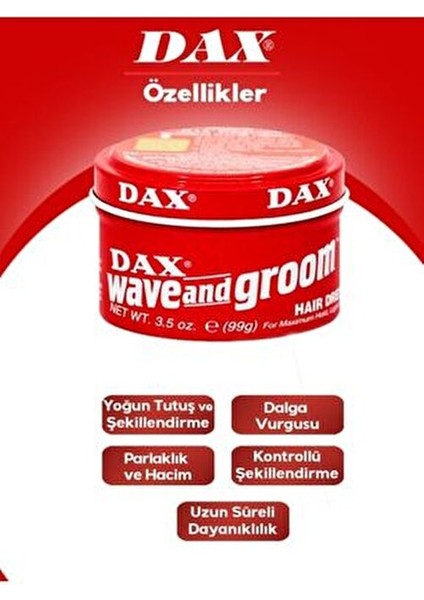 Wave & Groom Saç Bakım Ürünü 99 Gr Doğal Yağlarla Bukleleri Belirginleştirir modelleri