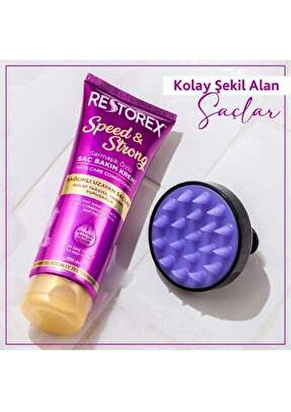 Speed & Strong Saç Kremi 250 ml Günlük Kullanım için Sağlıklı ve Hızla Uzayan Saçlar